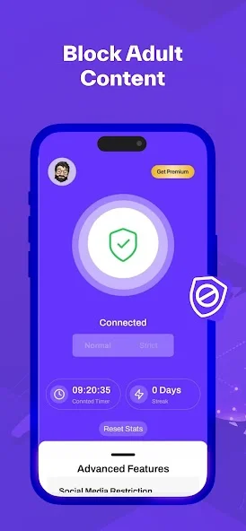 BlockerPlus porn blocker app screenshot